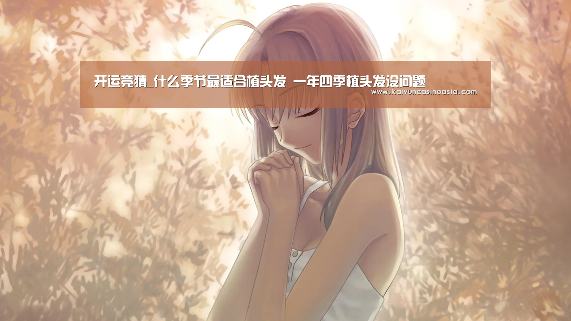 开运竞猜_什么季节最适合植头发 一年四季植头发没问题(图1) 开运竞猜